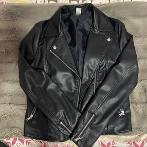 H&M faux leather jacket